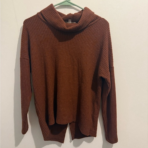 gaze Sweaters - ❤️Gaze Warm Brown Cowl Neck Sweater